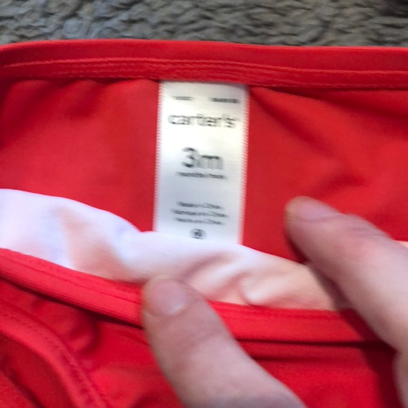 AMERICAN FLAG CRISSCROSS BACK BABY BIKINI - Picture 2 of 3